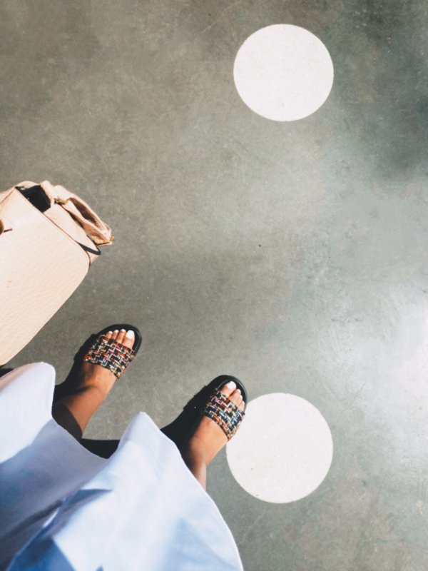 Cute toes in sandals