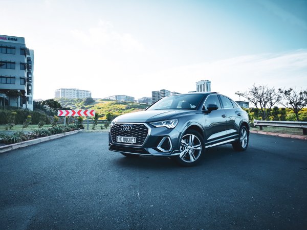 Front angle of new Audi Q3 Sportback