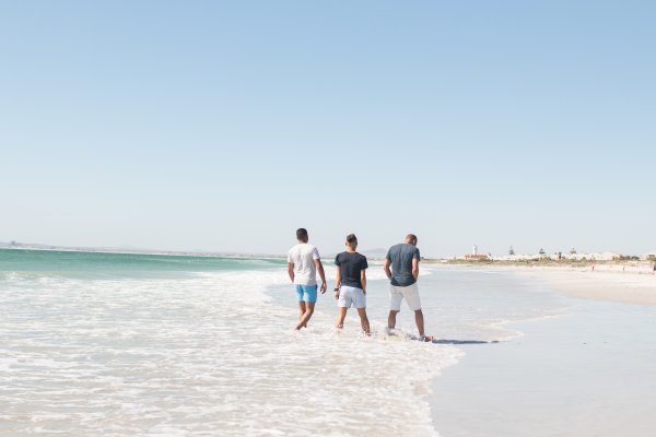 Friends at the beach