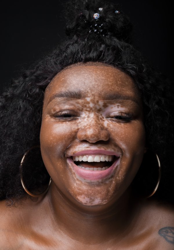 Portrait of African woman smiling