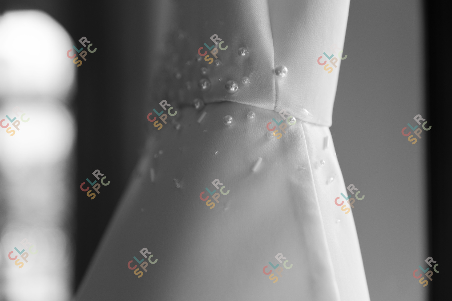 Black and white dress pearls