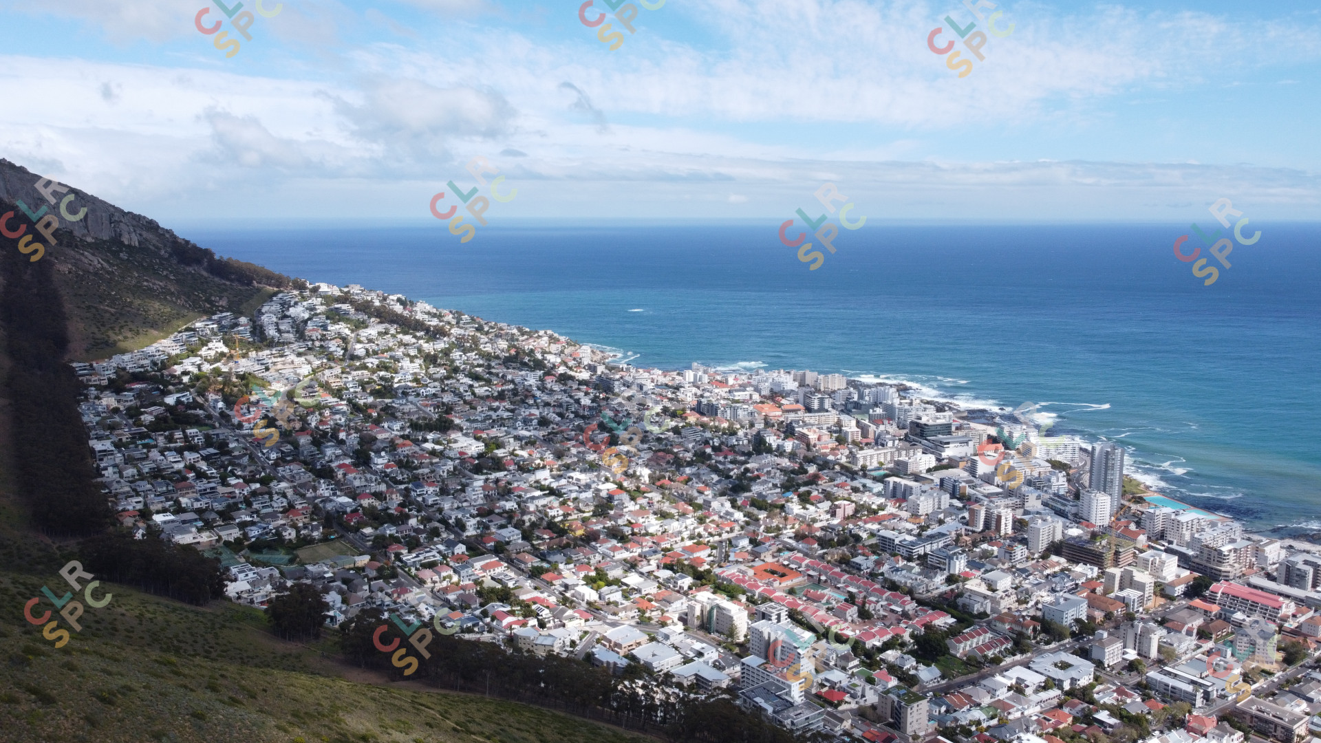 Cape Town from the mountains