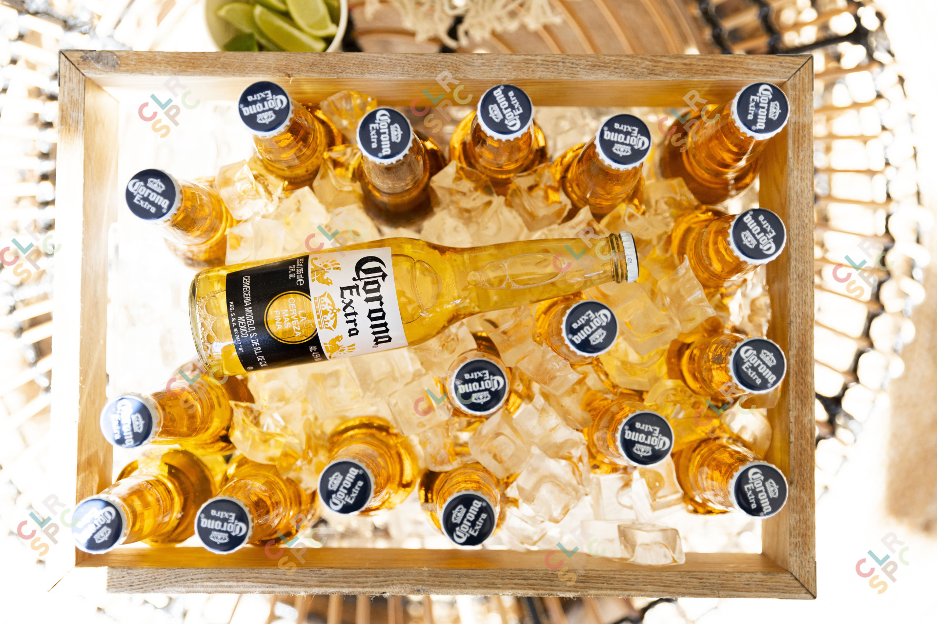 Case of corona beer