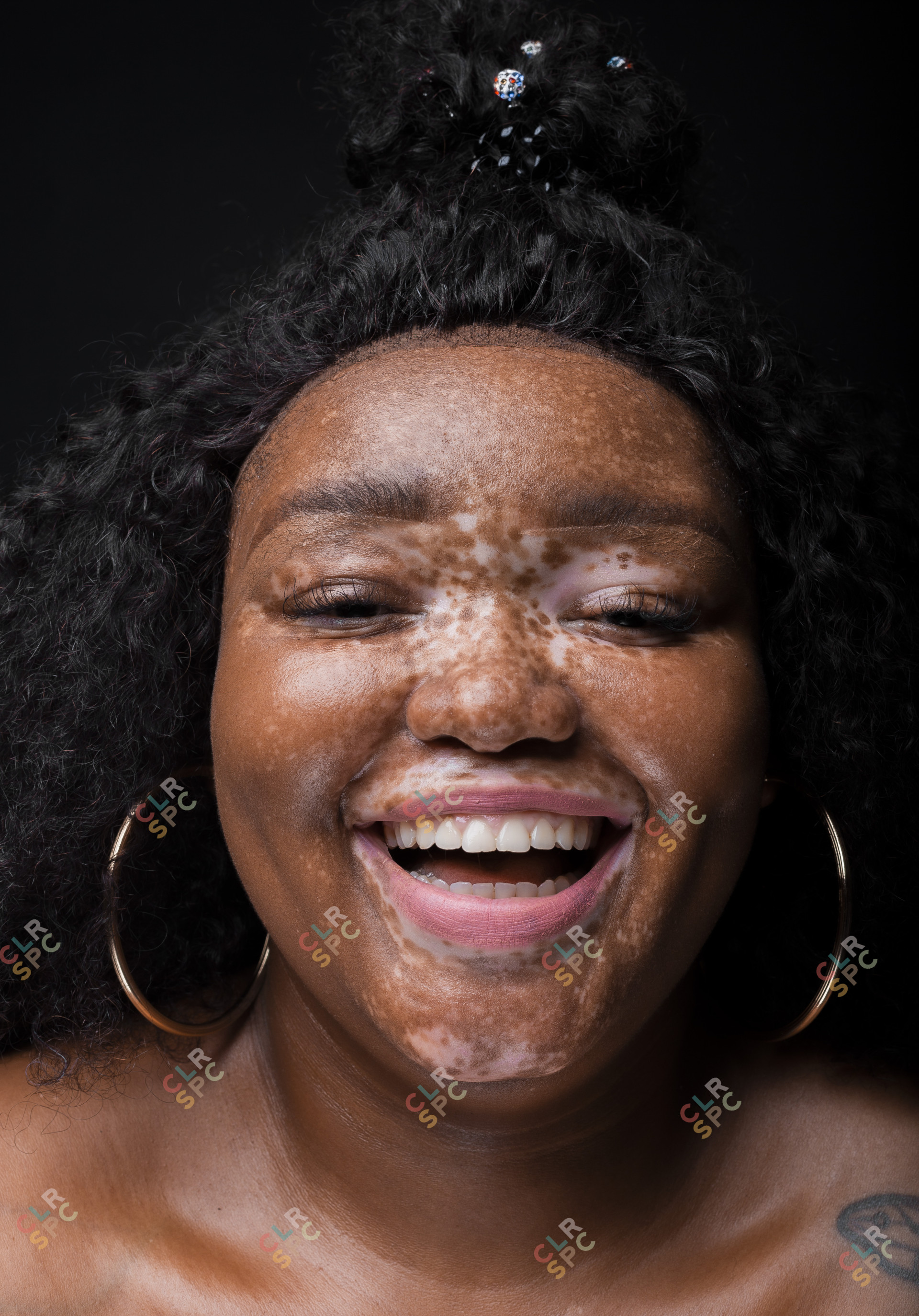 Portrait of African woman smiling