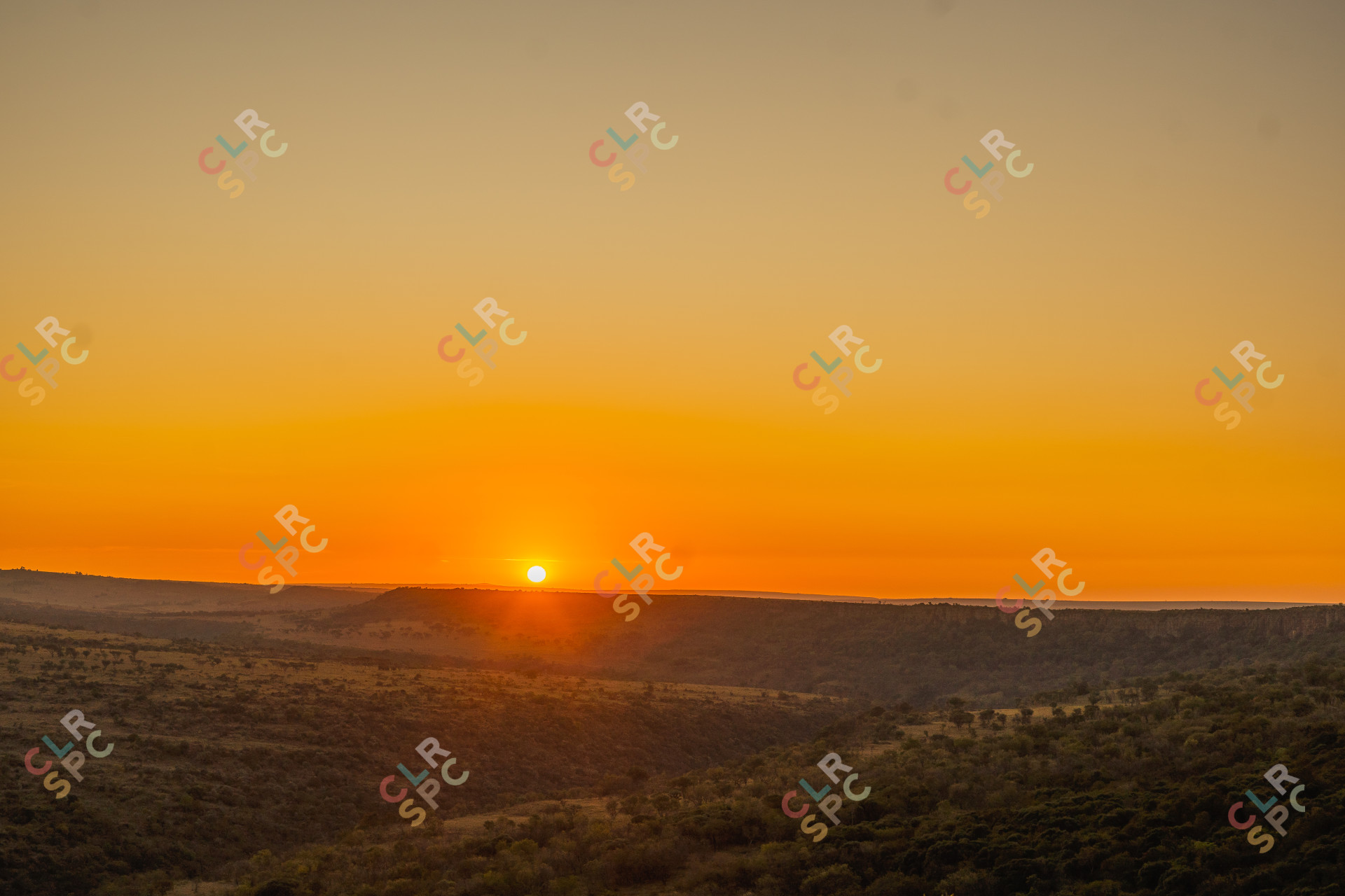 Unbelievable African sunset