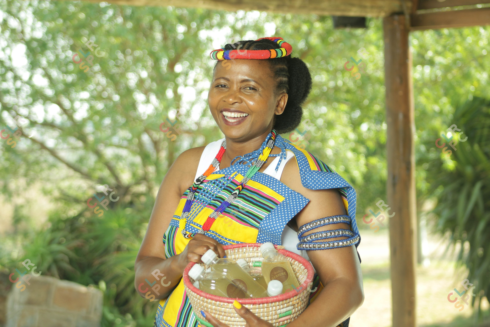 A Vendor selling Ginger Beer