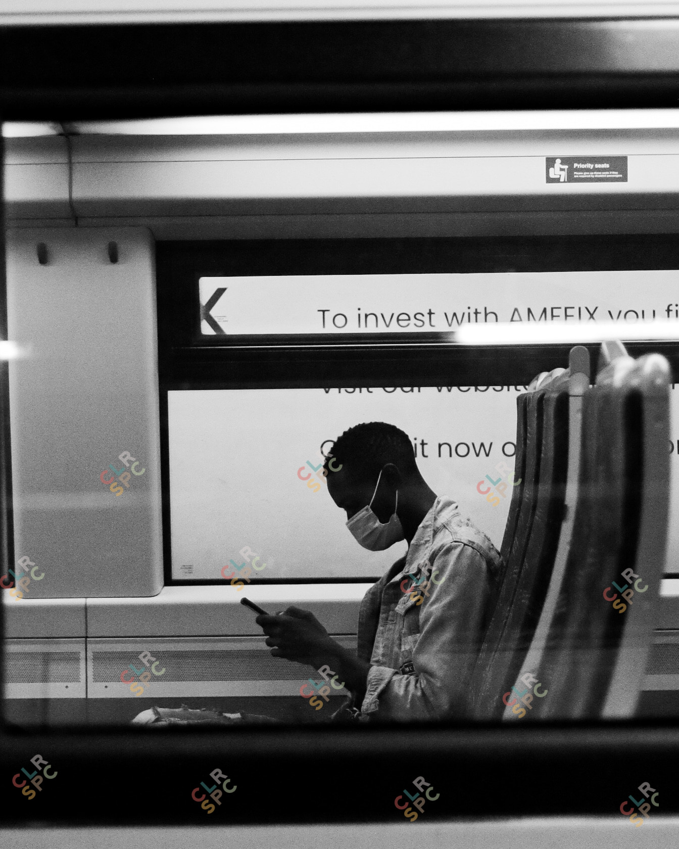 Gautrain with a mask on