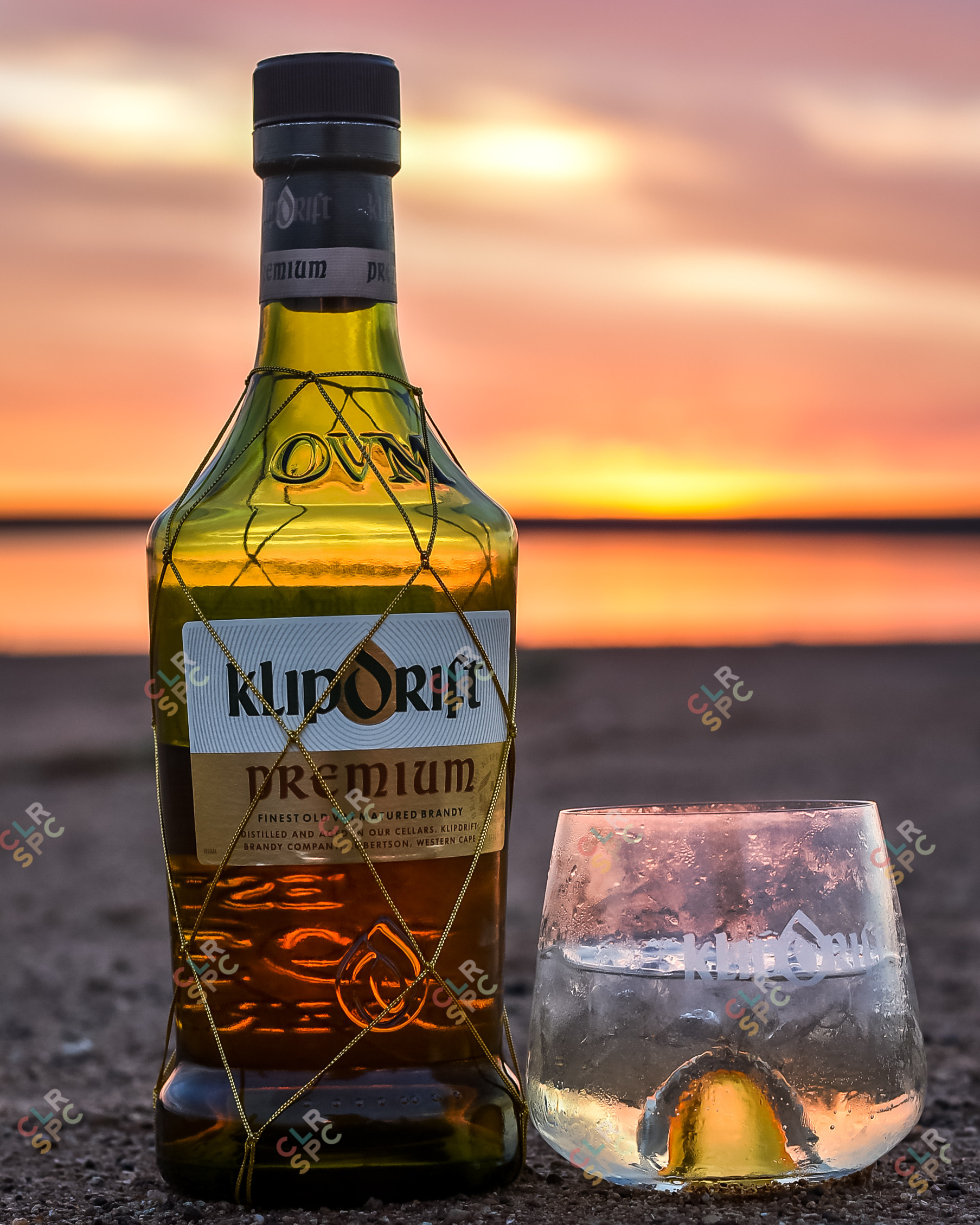 Klipdrift Premium with a beautiful Sunset