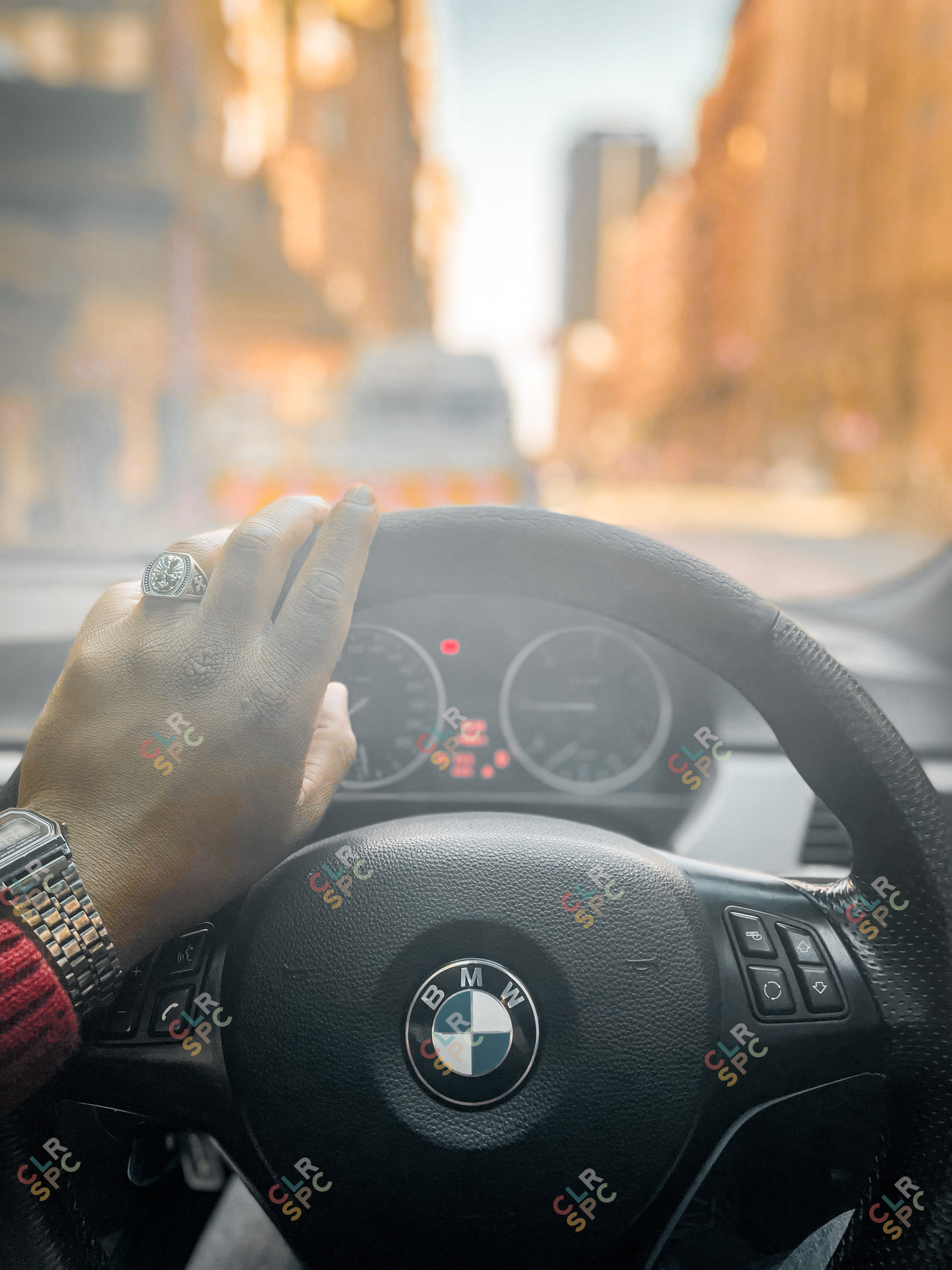 Black man in the city