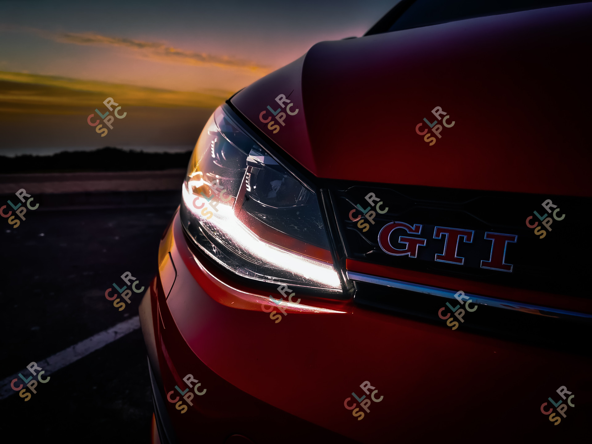 Limited edition VW Golf 7.5 GTI TCR badge detail