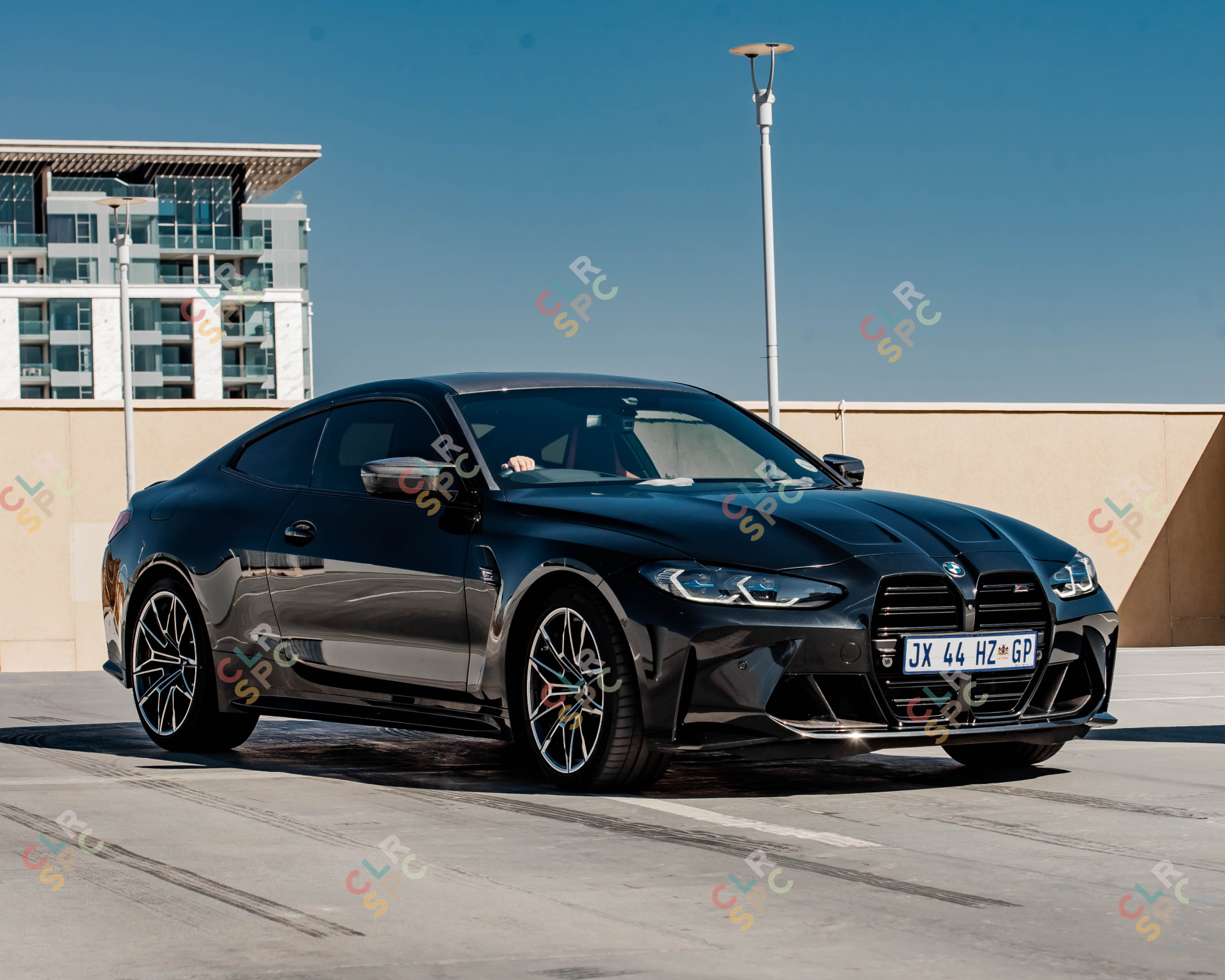 Bmw m4 parked on a rooftop in Sandton