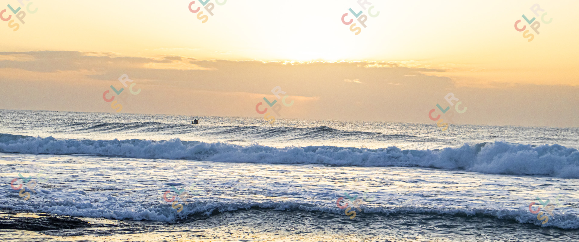 Sunrise by the beach