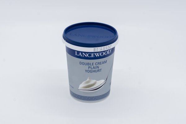 Product of Lancewood double cream plain yoghurt, small.