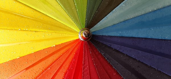 Rainbow umbrella
