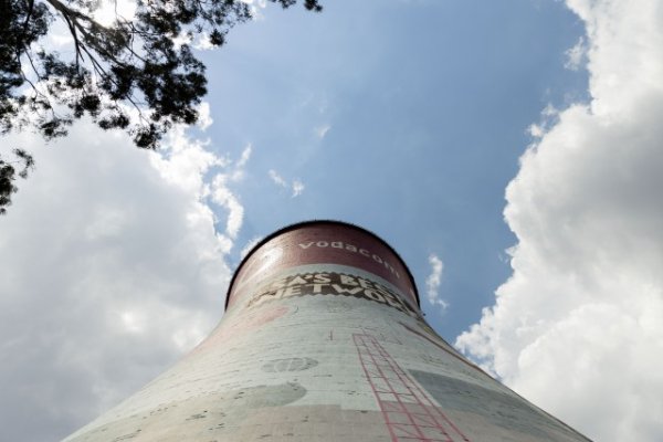 Soweto tower with a beautiful sky