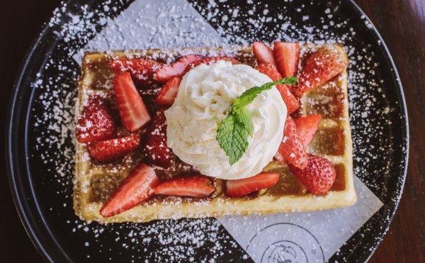 Strawberry Waffle - Food