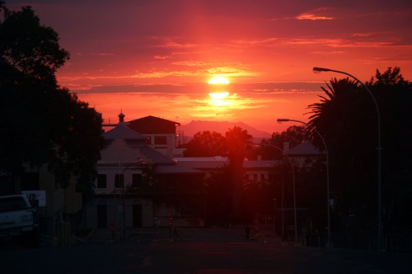 Sunrise in bloemfontein
